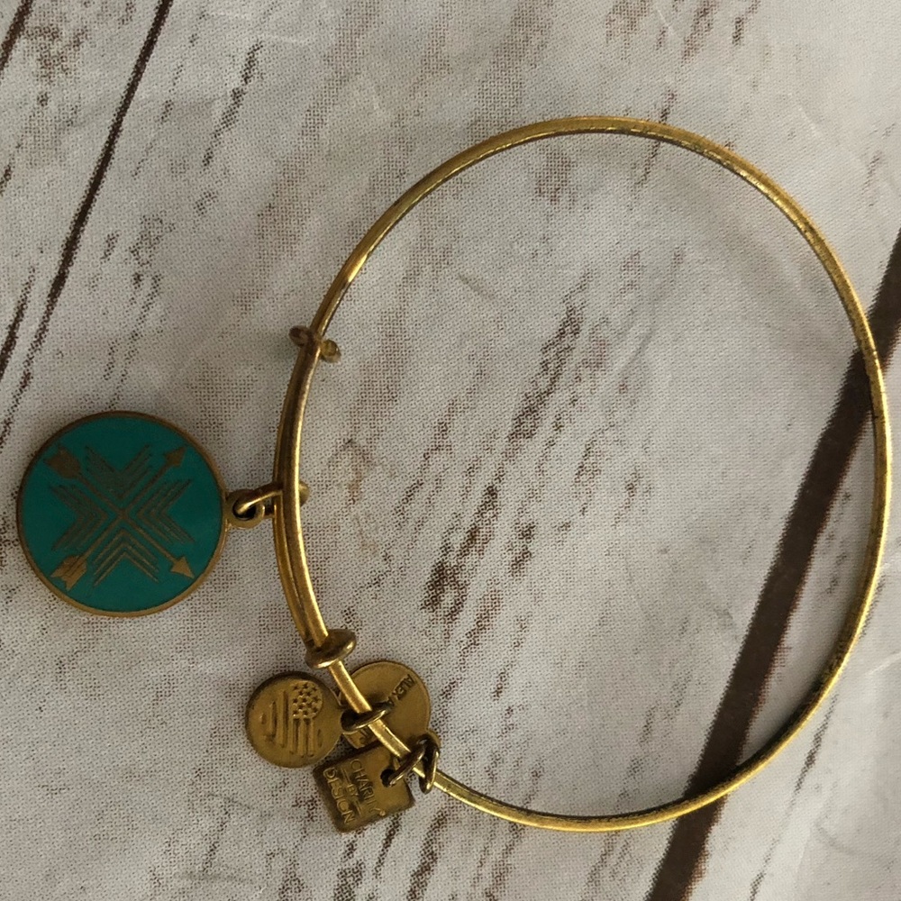 📫SOLD!📪 Set of 3 Alex and Ani Bracelets. Gold. - Picture 6 of 7